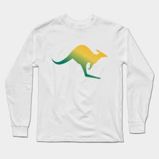 Green Kangaroo Long Sleeve T-Shirt